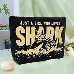 Sugchairo Shark Gifts For Women Small Makeup Bag