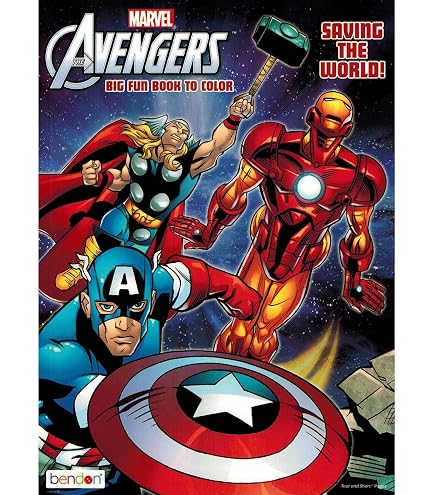 Amazon.com: Marvel Mighty Avengers 96 pg Coloring & Activity Book
