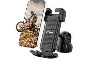 Motorcycle/Bicycle Phone Mount for 4.7-6.8" Phones(Black)