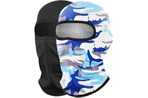 2 Pieces UPF 50+ Balaclavas Ski Mask for Men and Women,UV Protector Helmets Face Mask,Suitable for Outdoor Sports, Camouflage