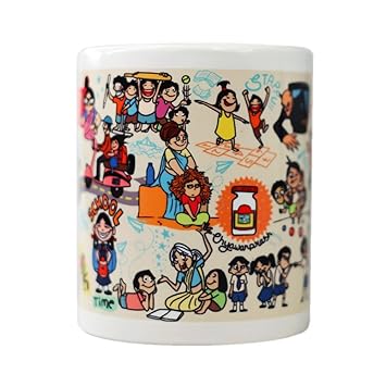 Chumbak Childhood Days Coffee Mug, 300ml