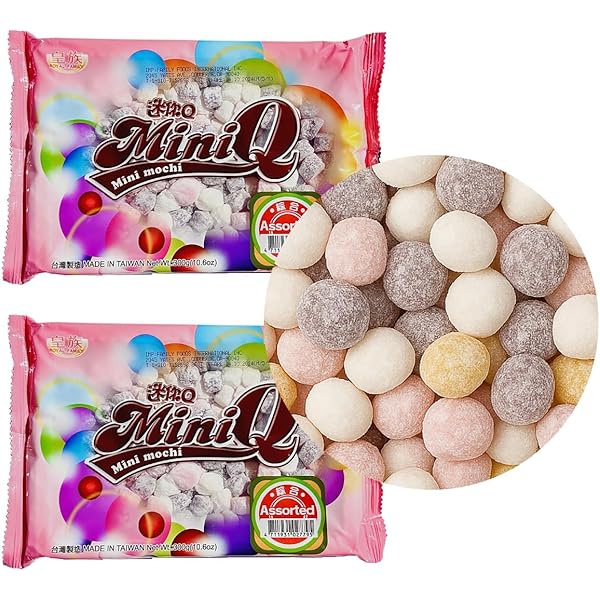 Amazon.com: Japanese Mixed Mochi, Red Bean, Peanut, Sesame