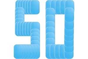 UYGHHK 50 Pcs/25 Pack Gel Pads for Abs Stimulator Ab Trainer Replacement Gel Sheet for EMS AB Stimulator Gel Pads for All Abdominal Belts Muscle Trainer ABS Toner (Large 50)