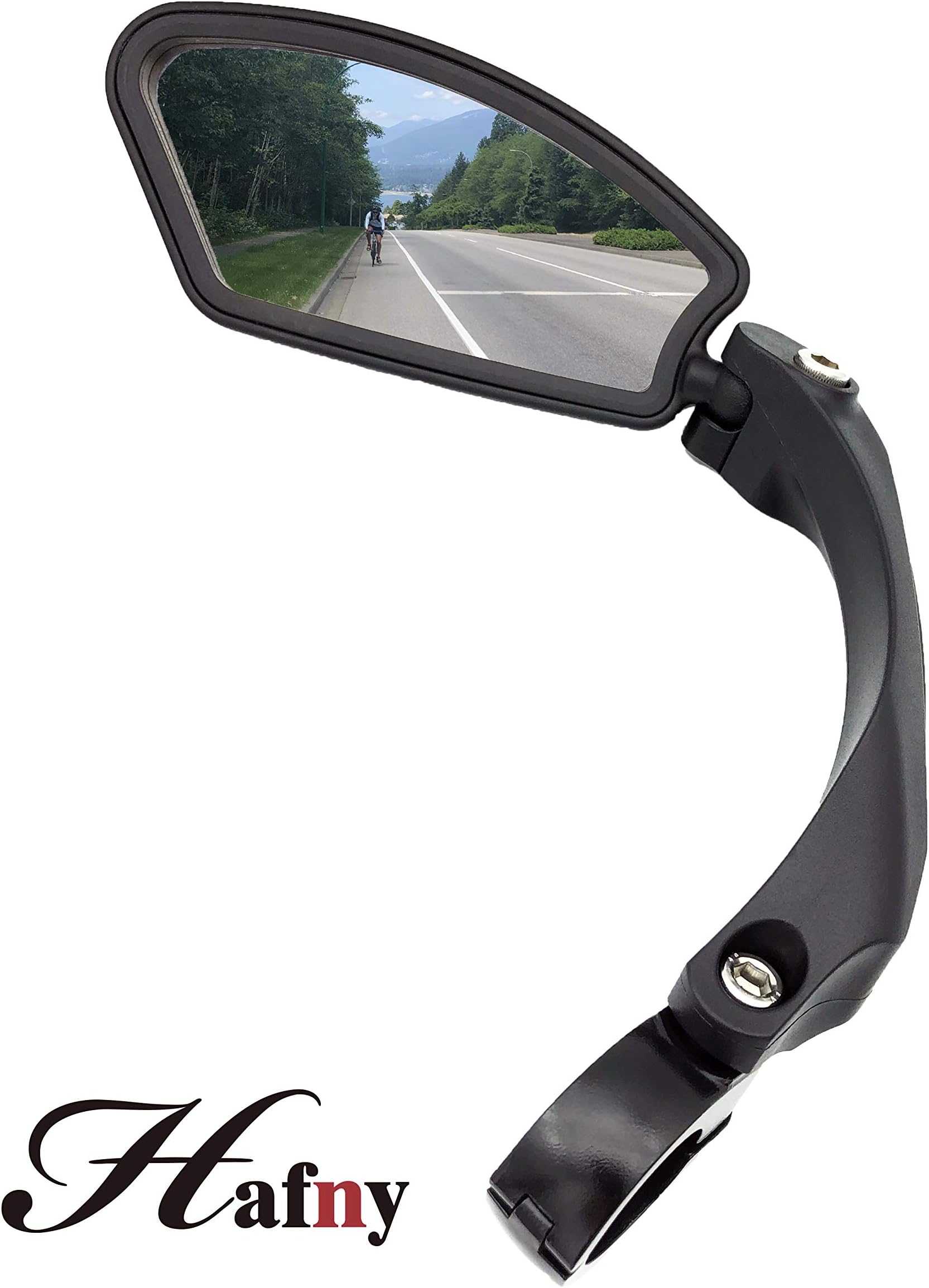 Hafny Stainless Steel Lens Handlebar Bike Mirror, Safe Rearview Mirror, Bicycle Mirror, Cycle Mirror