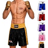 Men Boxing Shorts for Boxing Training Fitness Gym Cage Fight MMA Mauy Thai Kickboxing Trunks Clothing