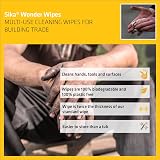Sika Biodegradable Wonder Wipes 60 Pack Multi-Use Cleaning Wipes view 3