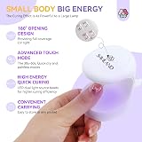 Saviland 16W Mini UV LED Nail Lamp Dryer for Gel Polish Builder Glue Nail Art view 6