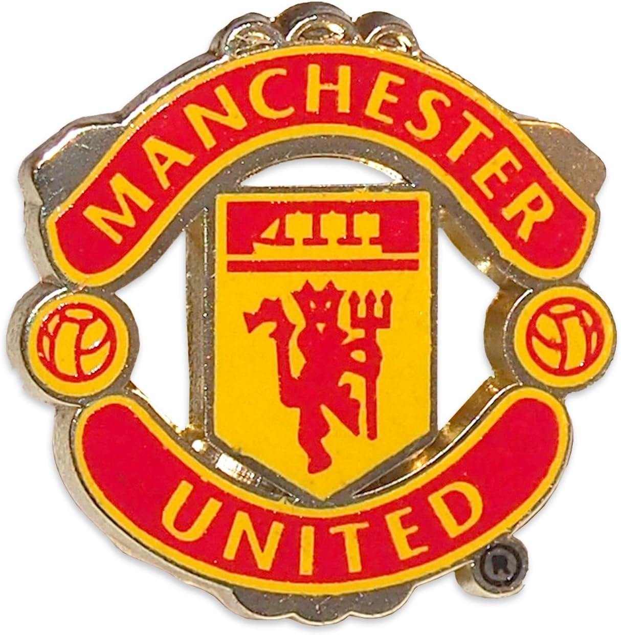 Manchester United FC Official Football Gift Crest Enamel Pin Badge