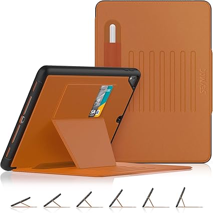 Amazon Seymac Stock Ipad 9 7 ケース Ipad 第6世代 5世代 18 17 Air2 Pro 9 7ケース 耐衝撃 傷防止 三層保護 ケース カード収納 Pencilホルダー付き 7つの角度調節 磁気吸着スタンド オースリープ ウェイク 多機能 実用 手帳型 Ipad 9 7 第6 5世代 Air2 Pro9