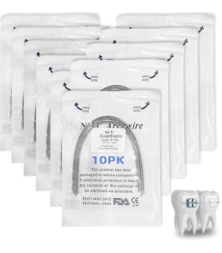 Lot De 24 Brackets Orthodontiques Autoligaturants Passifs Roth .022 - Pour Orthodontie - Métal
