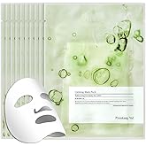 Pyunkang Yul PKY Ceramide Calming Mask Pack 10 PCS - Korean Face Mask Skin Care Products, Beauty Face Mask Containing Panthenol, Hyaluronic Acid, Tea Tree, Shea Butter, Squalene and Cica