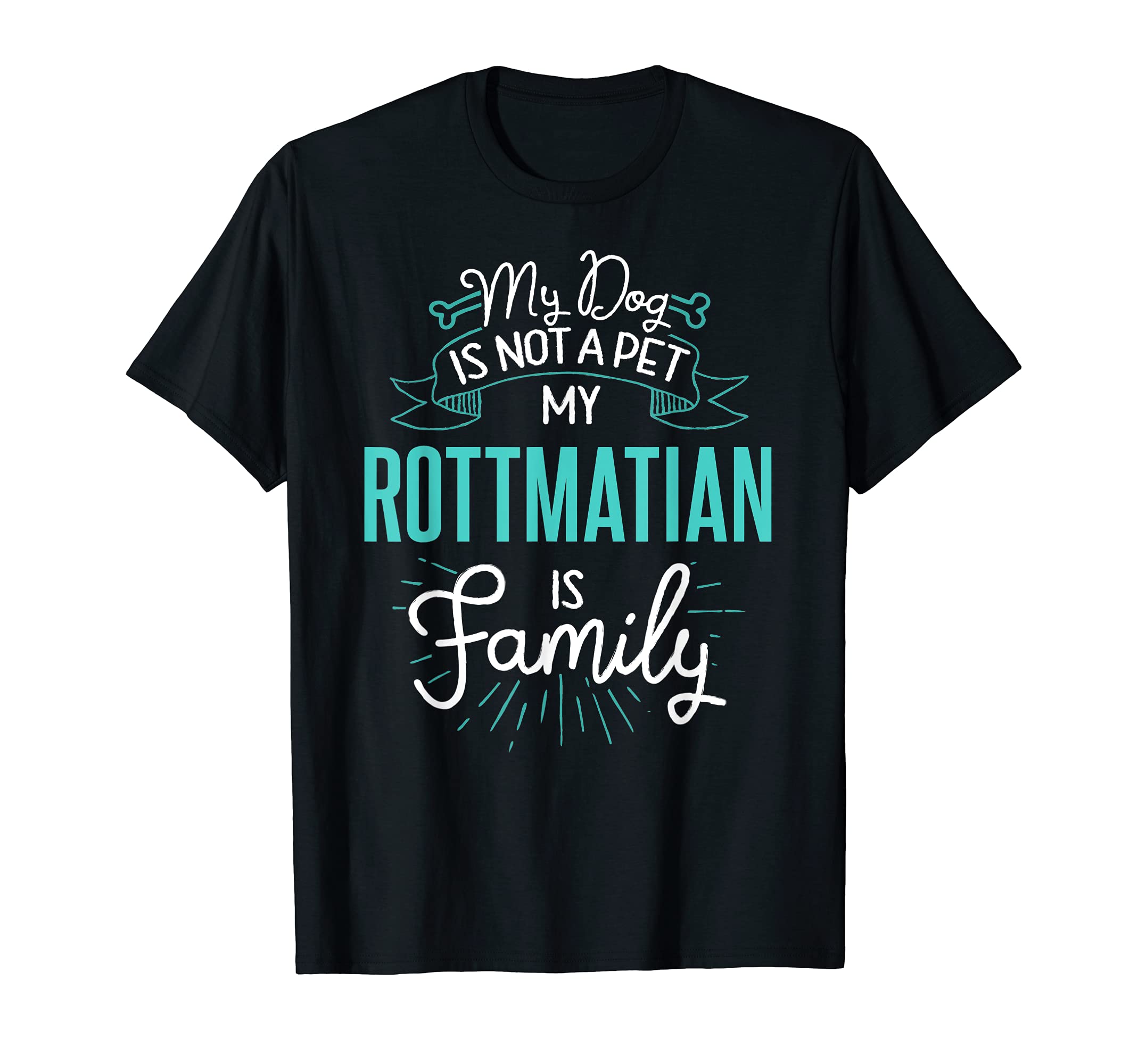 Cute Rottmatian Design Family Dog Giftn T-Shirt
