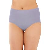 Bali womens Comfort Revolution Seamless Brief Panty, Microfiber Stretch Underwear, Women&rsquo;s High Rise Brief
