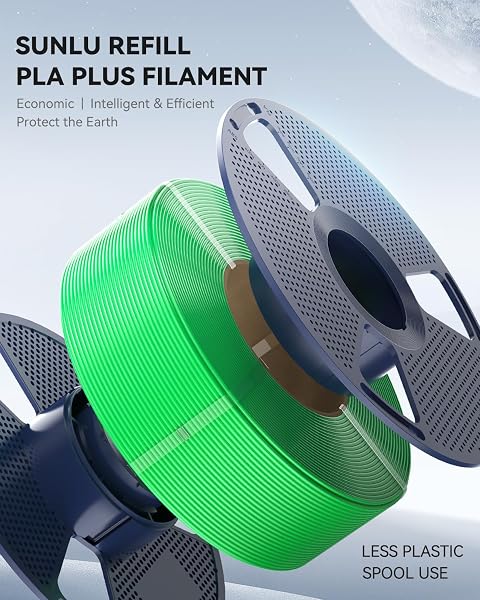 SUNLU 4KG PLA FILAMENT REFILL 1.75MM, 1000G PLA MATTE FILAMENT BUNDLE 4 PACKS, 3D PRINTER FILAMENT REFILL FOR REUSABLE SPOOLS, FIT FOR MOST BRAND SPOOL. 1KG/ROLL, BLACK+WHITE+RED+KLEIN BLUE