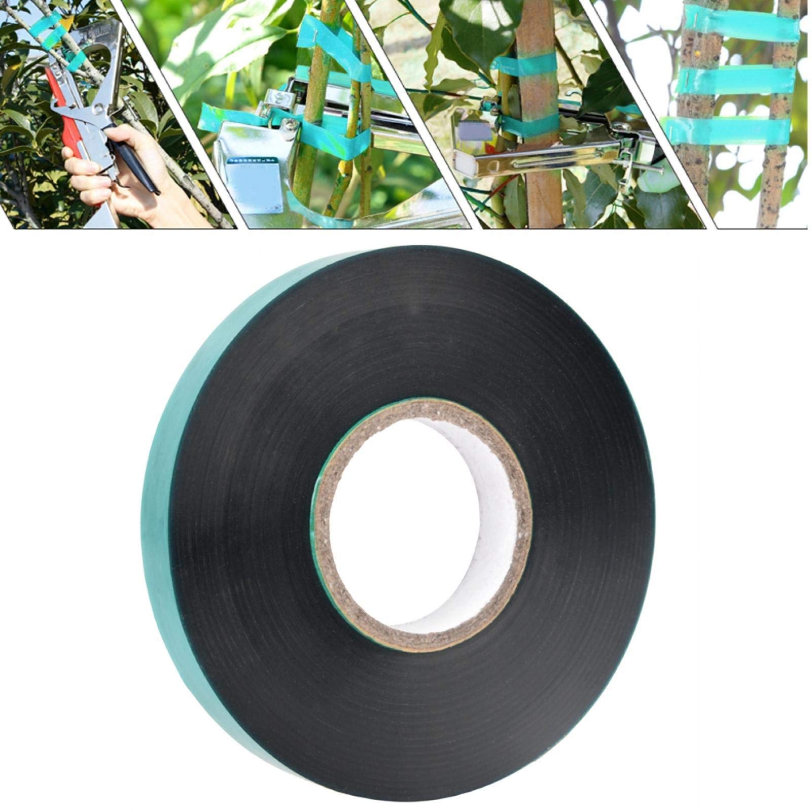 Kuuleyn Graft Tape, 0.5 Inch PVC Roll Tape Branch Bind Belt Tree Graft Strap Garden Tie Tape for Indoor Outdoor Patio Plant Use