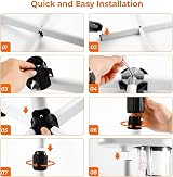 HeavenBird Professional Facial Steamer LCD Screen Timer Height Adjustable White view 4