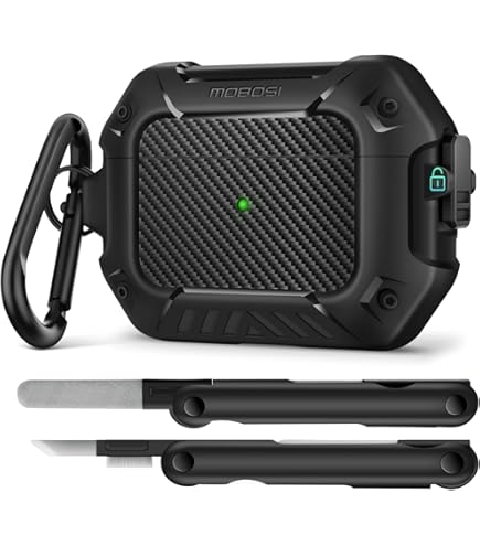 Amazon.com: MOBOSI for AirPods Pro 2 Case with Lock, Compatible