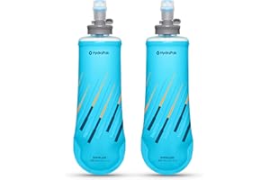 HydraPak SoftFlask 250ml 2-Pack - Collapsible Nutrition Flask - BPA Free, Easy Open Locking Cap, Foldable, Lightweight