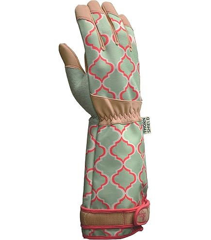 Amazon.com : Digz Rose Pruning Vegan Leather Garden Gloves, Long