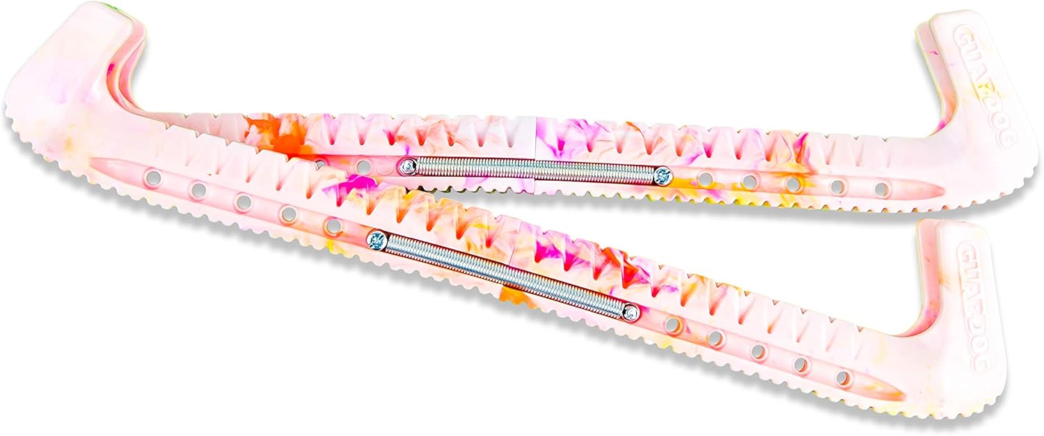 Proguard Sports Ice Skate Blade Covers, Deluxe Figure Skate Guards are Easy to Adjust and Can Be Trimmed to Fit, Versatile Skate Protectors for All Ice Skates 1 Pair, Pink Pearl : Hockey Protective Gear : Sports & Outdoors