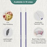 KnitPro Zing Single Pointed Needles 10" 4.50mm | Aluminum Lightweight view 3