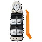 ZAPOSTS Power Window Switch Compatible with Mercedes-Benz E200,E250,E300,E400,E500,E550,E43 AMG W213 Series 2017,Driver Side Control Door vidrios Master Switch.OEM 2139054803