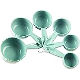 Nordic Ware 6pc Cups Bundt Measuring, Set of 6, Sea Glass