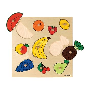 Sona Edons InlayBoard Puzzle - Fruits for Kids & Childrens