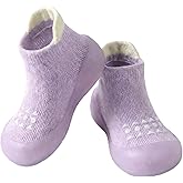 Hstyle Baby Sock Shoes Toddler Walking Shoes Infant Non-Slip Slippers Soft Rubber Sole Sneakers for Baby Boys Girls