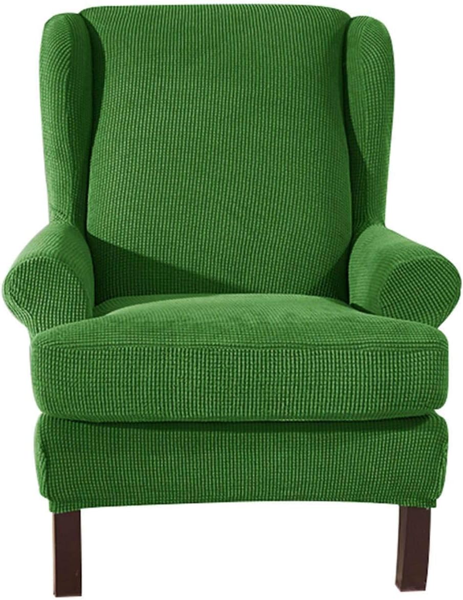 NUELLO Estiramiento 2Pieza Funda Silla ala,Fundas para sillón orejero