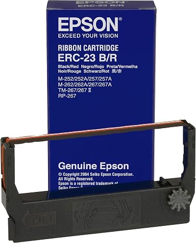 Epson Print Ribbon Black Red for Cash Register POS Printers ERC23 TM267