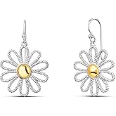 Milla Boho Earrings for Women Dangling | Flower Earrings | Heart Earrings | Tassel Earrings for Women | Dangle, French Wire Silver Earrings