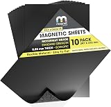 The Magnet Shop TMS Magnetic Sheets Self-Adhesive 0.85mm A4 10 Pack