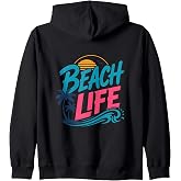 Beach Life Zip Hoodie