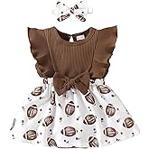 Chichoo Baby Girl Clothes Newborn Romper Dress Ruffle Sleeveless Bodysuit Infant Summer Outfit with Headband