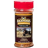 LEM Products Backwoods Sizzlin' Honey BBQ Rib Rub, All-Purpose Seasoning and Rub, Ideal for Wild Game and Domestic Meat, 4.95 Ounce Shaker Bottle