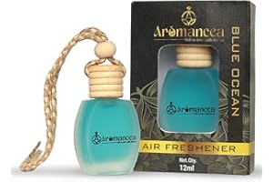 Aromancea Désodorisant pour voiture – Parfum océan bleu – 60 jours et plus de 60 jours – Diffuseur d'huiles essentielles natu