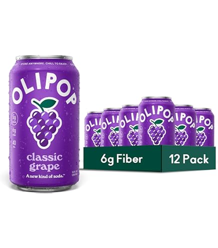 Amazon.com : OLIPOP - Classic Grape Sparkling Tonic, Healthy Soda