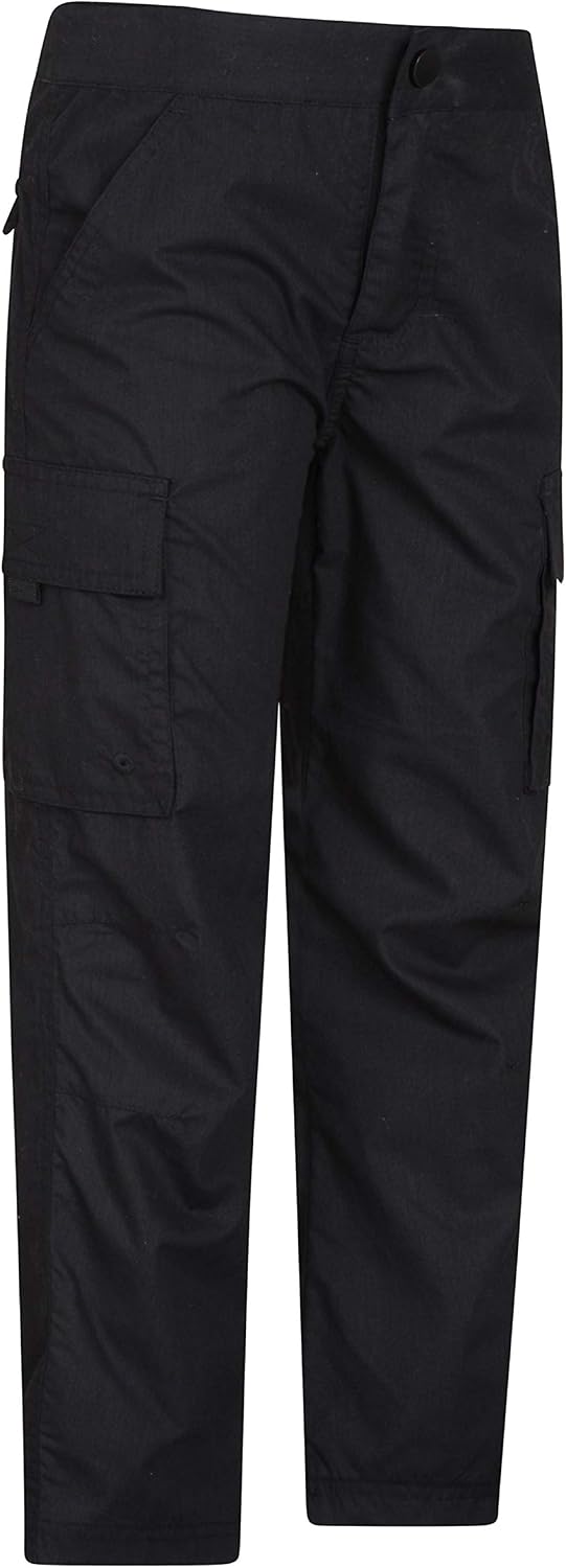Mountain Warehouse Active Kids Trousers, Lightweight, Fast Drying All Season Pants, Shrink & Fade Resistant Casual Bottoms - Image 3