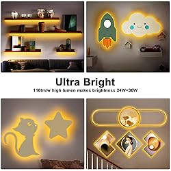 Tatazone Orange Color COB Led Strip Lights with RF