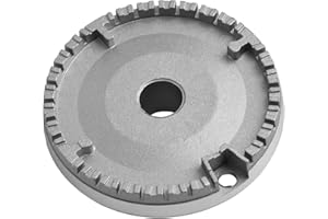 Cooker Hat Set, Oven Cooker Hob Gas Burner Crown & Flame Cap Kit, Gas Stove Burner Lid Set (C)