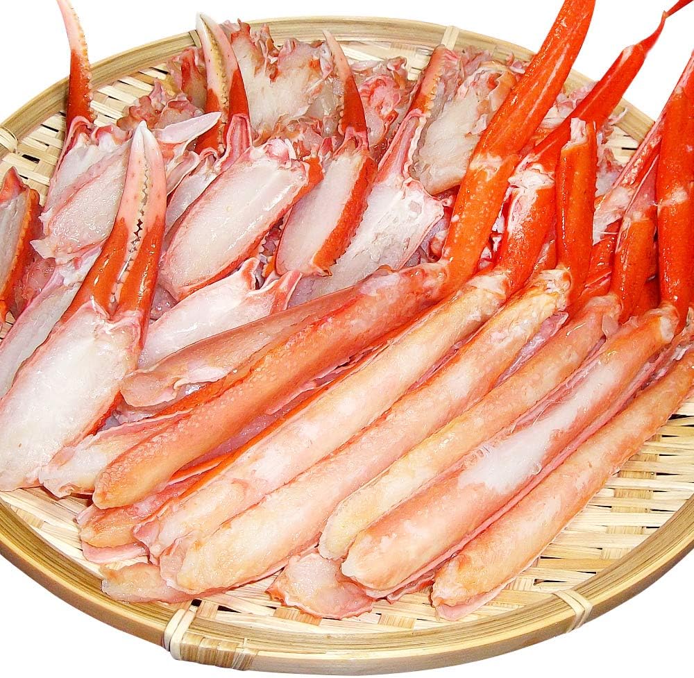 北海道産 ボイル 紅ずわいがに ハーフポーション 生食可 かにしゃぶ ギフト 500g はせがわ食品 カニ 通販 Amazon