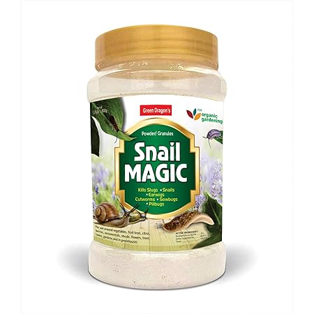 Green Dragons SNAIL MAGIC, Garden Slug & Snail Killer Powder 800g