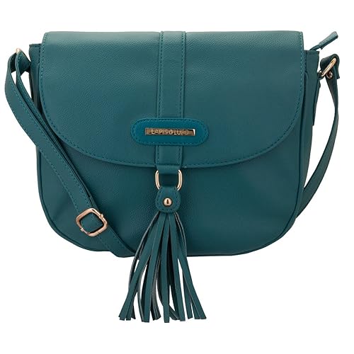 Lapis O Lupo Pierre Womens Sling Bag (Turquoise)