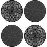 Range Hood Filter Fit for Hauslane Models IN-R100SS-30 WM-530SS-30 WM-530SS-36 WM-538SS-30 WM-538SS-36 WM-590SS-30 WM-630SS-30 WM-630SS-36 CFI001 CFI007, 4 Packs