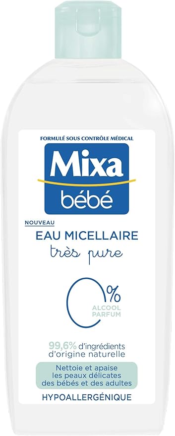 Mixa Bébé Eau Micellaire Très Pure 400 Ml Lot De 3