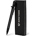 BASTION® Luxury Slim Bolt Action Pen, Lightweight Aluminum EDC Pen with Fine Tip, Professional Ballpoint Pen for School and Work - Black