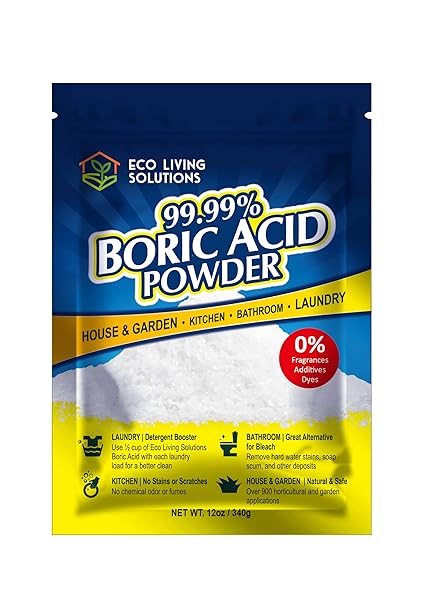 ECO LIVING SOLUTIONS – 99.99% BORIC ACID POWDER...