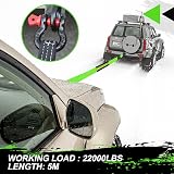 MAIKEHIGH Tow Rope 5M x 5cm 10 Ton Off-Road Recovery Straps Set view 3
