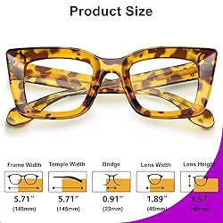 VISOONE Fashion Cat Eye TR90 Blue Light Blocking